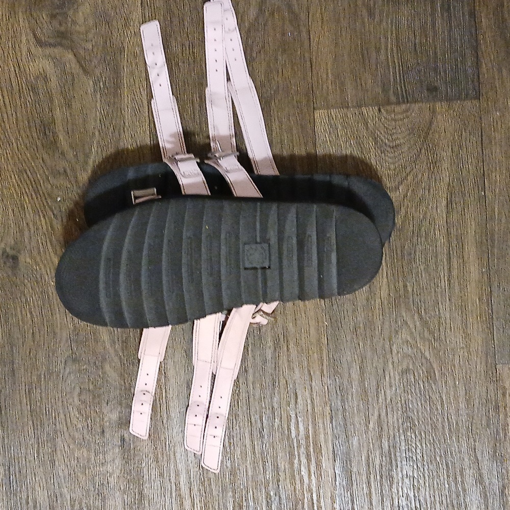 Dr. Martens Blaire Slide Leather Sandals in Pink. - Picture 13 of 16